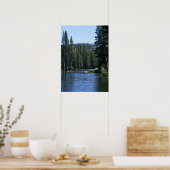 マウンテンレイクパインツリーフォレスト ポスター (キッチン)