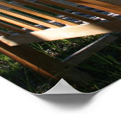 マウンテンレイクベンチ ポスター (角)