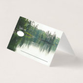 マウンテンレイクリフレクション結婚素朴なゲスト (裏面)