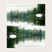 マウンテンレイクリフレクション結婚素朴なゲスト (外部フラット)