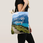 マウンテンレイクレッツハイキング トートバッグ (クローズアップ)