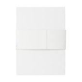 マウンテンレイク冬の雪の風景結婚ズ 招待状ベリーバンド (裏面例)