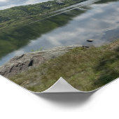 マウンテンレイク反射ポス感動的ター ポスター (角)