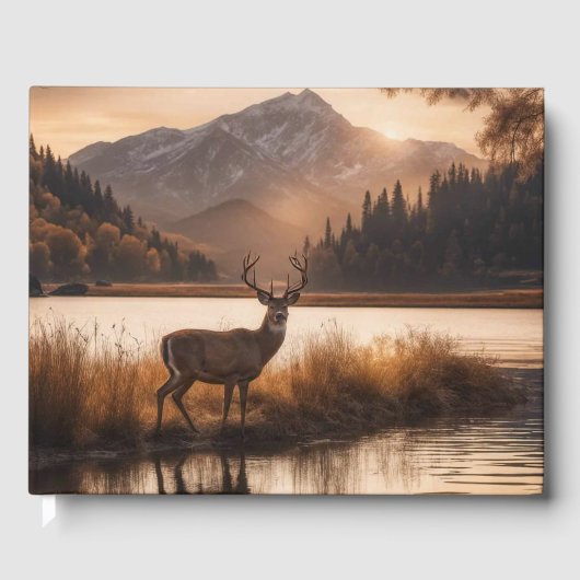 マウンテンレイク情報/日付に巨大なラック鹿 ゲストブック (正面)