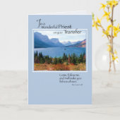 マウンテンレイク神父の転送 カード (黄色い花)