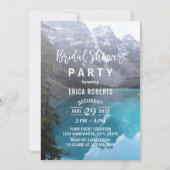 マウンテンレイク結婚ズブライダルシャワー 招待状 (正面)
