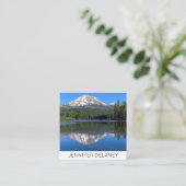 マウンテンレイク自然フォトトラベル スクエア名刺 (スタンド正面)