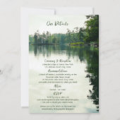 マウンテンレイク詳細結婚すべて 招待状 (裏面)