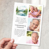 マウンテンレイク3フォト悔やみや弔慰葬儀 サンキューカード