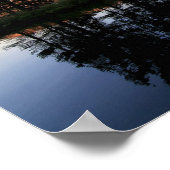 マウンテンレイク、サンセット、ムーン ポスター (角)