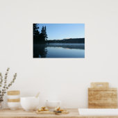 マウンテンレイク、ドーン、ミスト ポスター (キッチン)