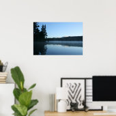 マウンテンレイク、ドーン、ミスト ポスター (ホームオフィス)