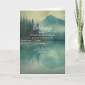 マウンテンレイク、写真、ライフ葬儀のお祝い プログラム (正面)