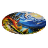 マウンテンレイク：景勝地 カッティングボード (角)