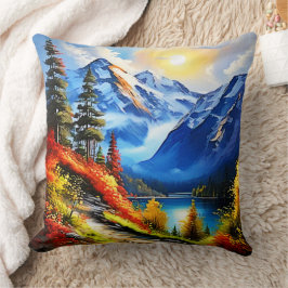 マウンテンレイク：景勝地 クッション