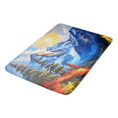 マウンテンレイク：景勝地 バスマット (アングル)