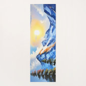 マウンテンレイク：景勝地 ヨガマット (裏面)