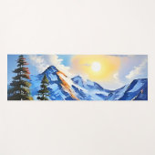 マウンテンレイク：景勝地 ヨガマット (正面(横))