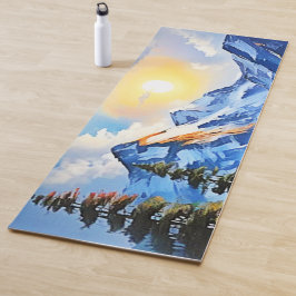 マウンテンレイク：景勝地 ヨガマット