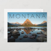 マウンテンレイク | Glacier国立公園 ポストカード (正面/裏面)