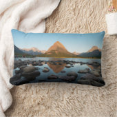 マウンテンレイク | Glacier国立公園 ランバークッション (ブランケット)