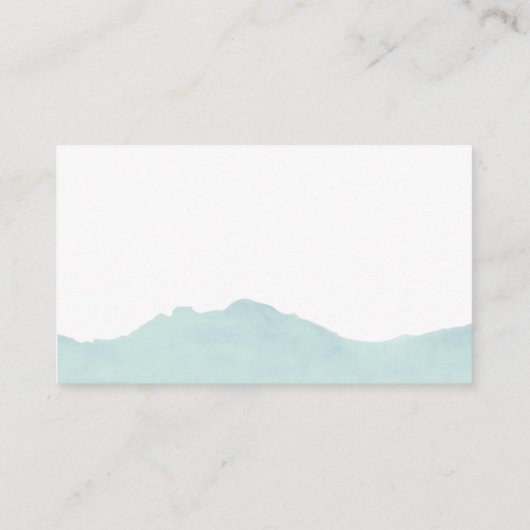 マウンテンレンジゲストテーブルエスコートカード プレイスカード (裏面)