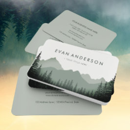 マウンテンレンジパインツリーズオブセージ 名刺