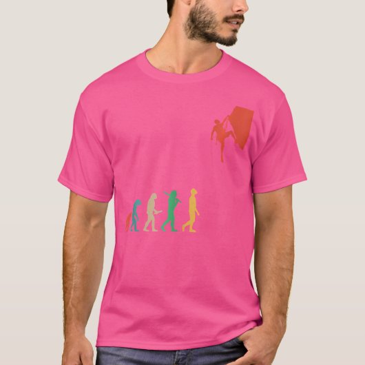 マウンテンロッククライマー大きい石衣装マウンテンズCli Tシャツ (正面)