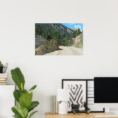 マウンテンロードランドスケープ写真自然ウォールポスター ポスター (ホームオフィス)