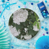 マウンテンローレルホワイトフラワーズ ペーパープレート (パーティー)