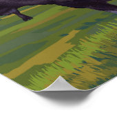 マウンテンワイオミングでムース ポスター (角)