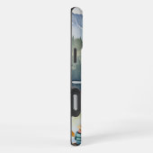 マウンテンワイルダーネスレッドカヌー湖 iPhoneケース (右側面)