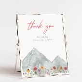 マウンテンワイルドフラワーありがとうごサイン