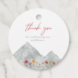 マウンテンワイルドフラワーラベル フェイバータグ