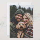 マウンテンワイルドフラワー結婚フォトの夕べパーティー 招待状 (裏面)