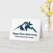 マウンテン不動産カスタムマーケティング カード (黄色い花)