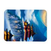 マウンテン中国のパレス マグネット (横)