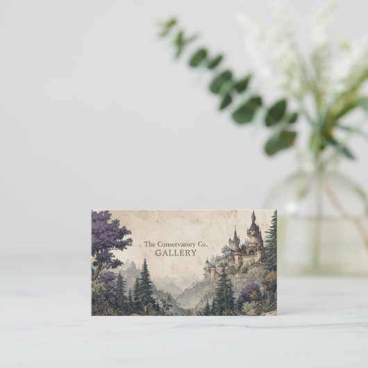 マウンテン威厳のあるキャッスルハイファンタジー 名刺 (スタンド正面)