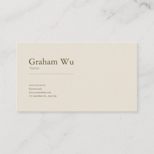 マウンテン威厳のあるキャッスルハイファンタジー 名刺 (裏面)