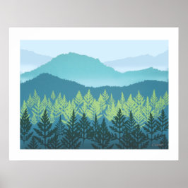 マウンテン子供部屋ポスター ポスター