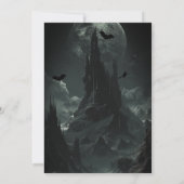 マウンテン幽霊のよく出るトップハローウィンパーティ招待状 招待状 (裏面)