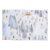 マウンテン忙しアルパインスキーヴィレッジ 枕カバー (裏面-左)