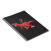 マウンテン恐竜サイクリングトレックスサイクリスト ノートブック (右側)