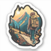 マウンテン登山おもしろいシール山登山 シール (正面)