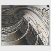 マウンテン登山ブラゴミッチェル素晴らしフラクタルアート ラッピングペーパー (フラット)