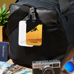 マウンテン登山名前をカスタムする ラゲッジタグ