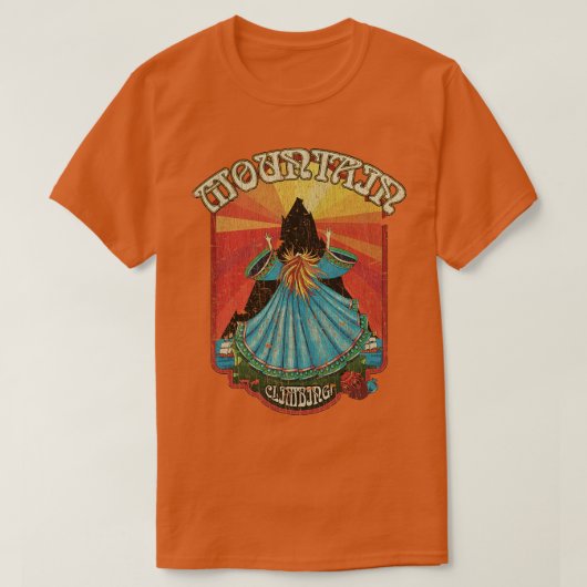 マウンテン登山1970 Tシャツ (デザイン正面)