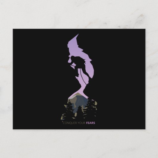 マウンテン登山 ポストカード (正面)