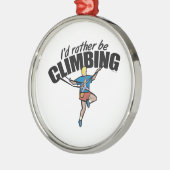 マウンテン登山 メタルオーナメント (左)