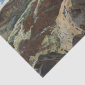 「マウンテン祈りの言葉」ウェスタン・アートby Walter Ufer 薄葉紙 (詳細)